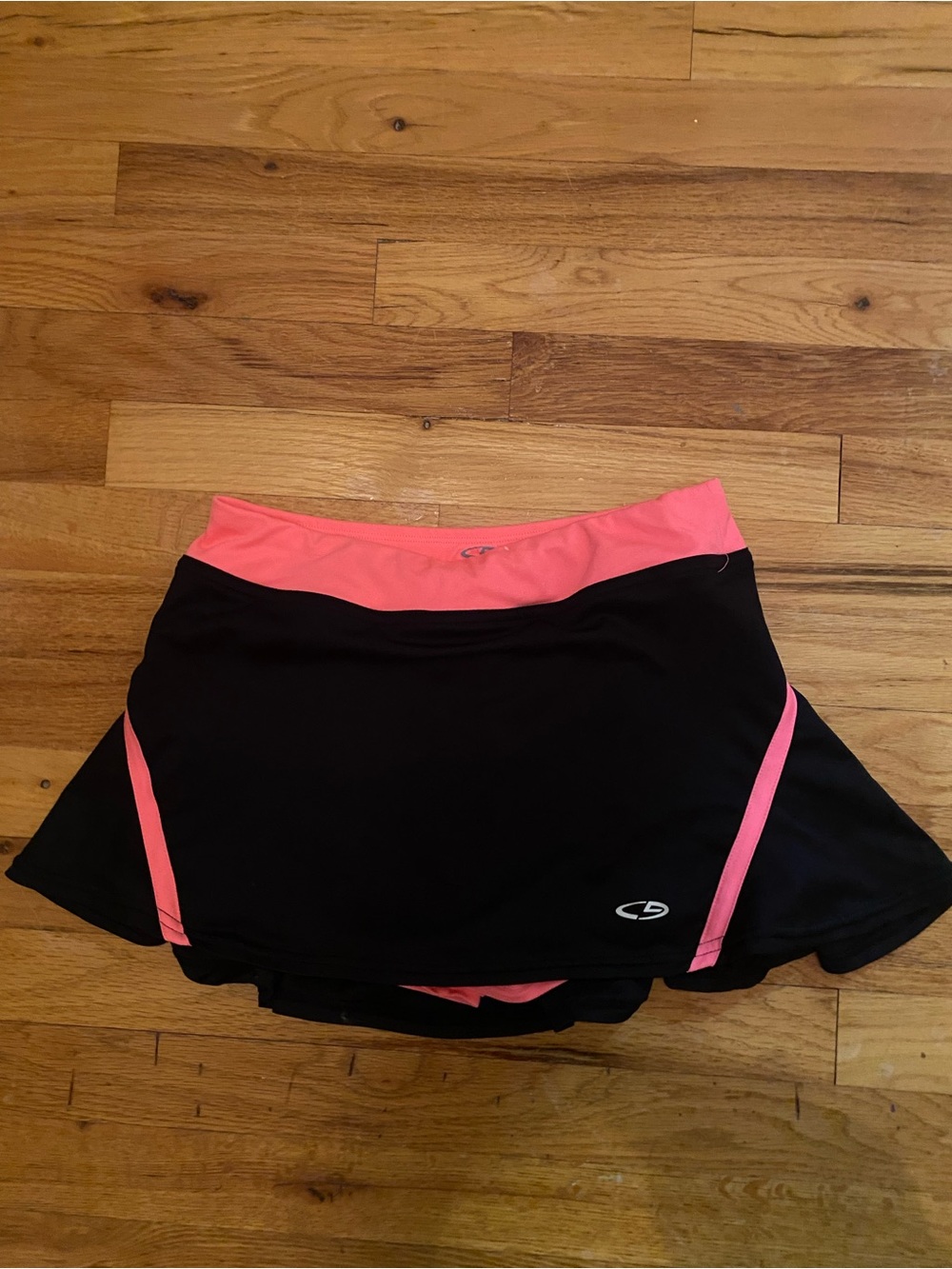 Champion Black Skort with Pink Waistband and Trim